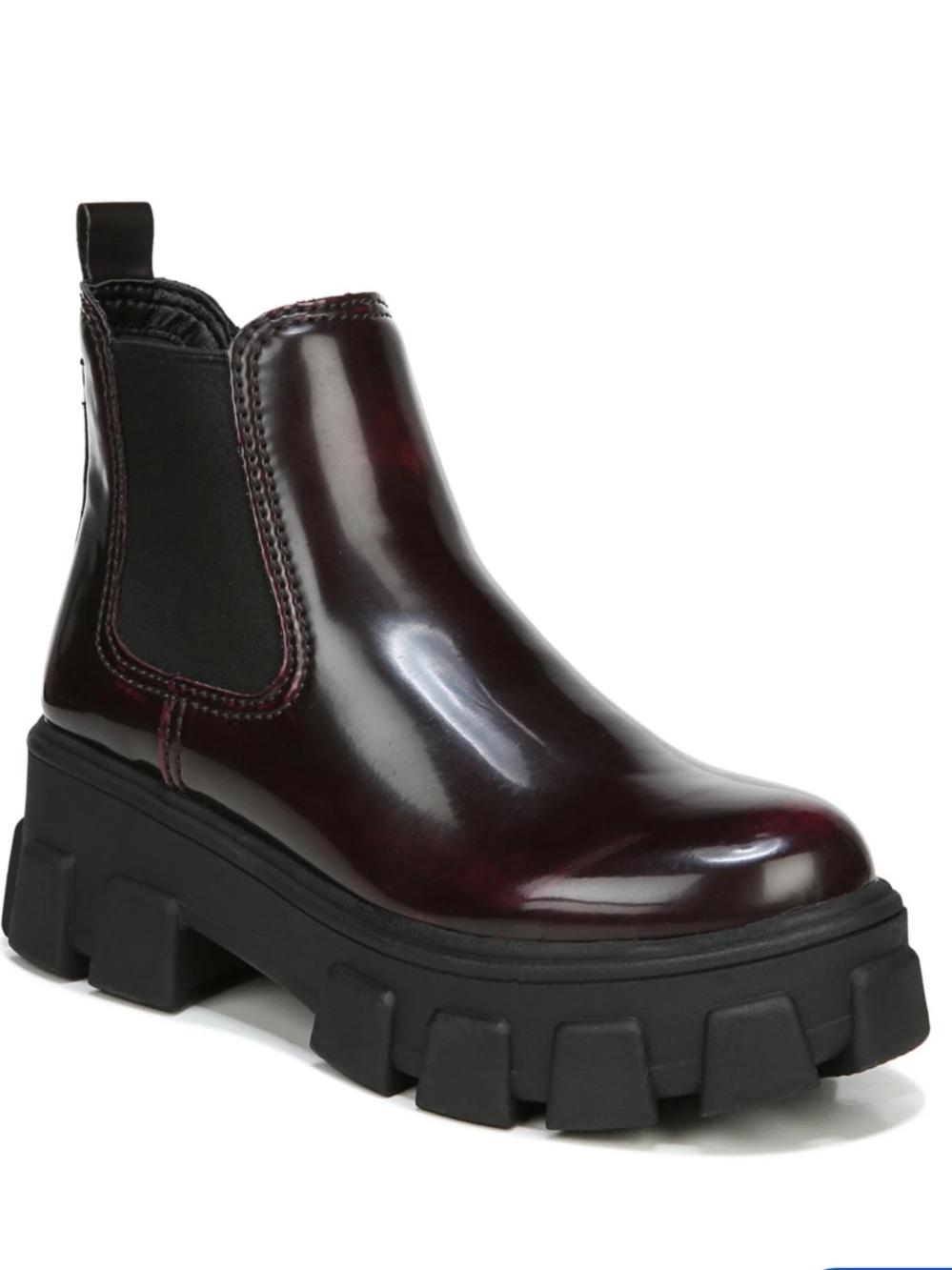 Circus by Sam Edelman Darielle Chelsea Boots in Glossy Berry